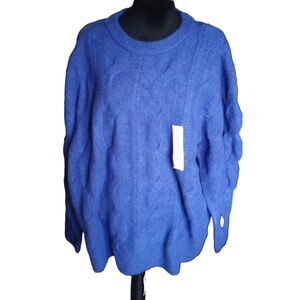 Future Collective Women's Size 1X Reese Blutstein Purple Sweater-NWT